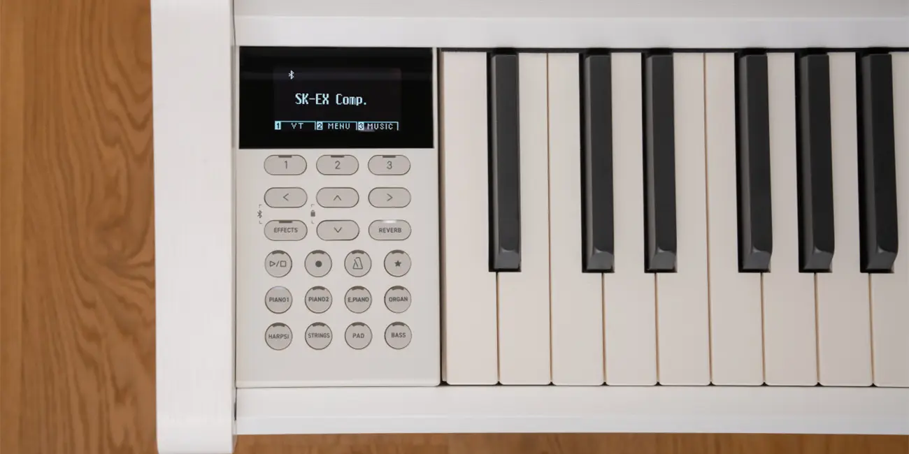Kawai CA 501 Display und Klaviatur im Detail