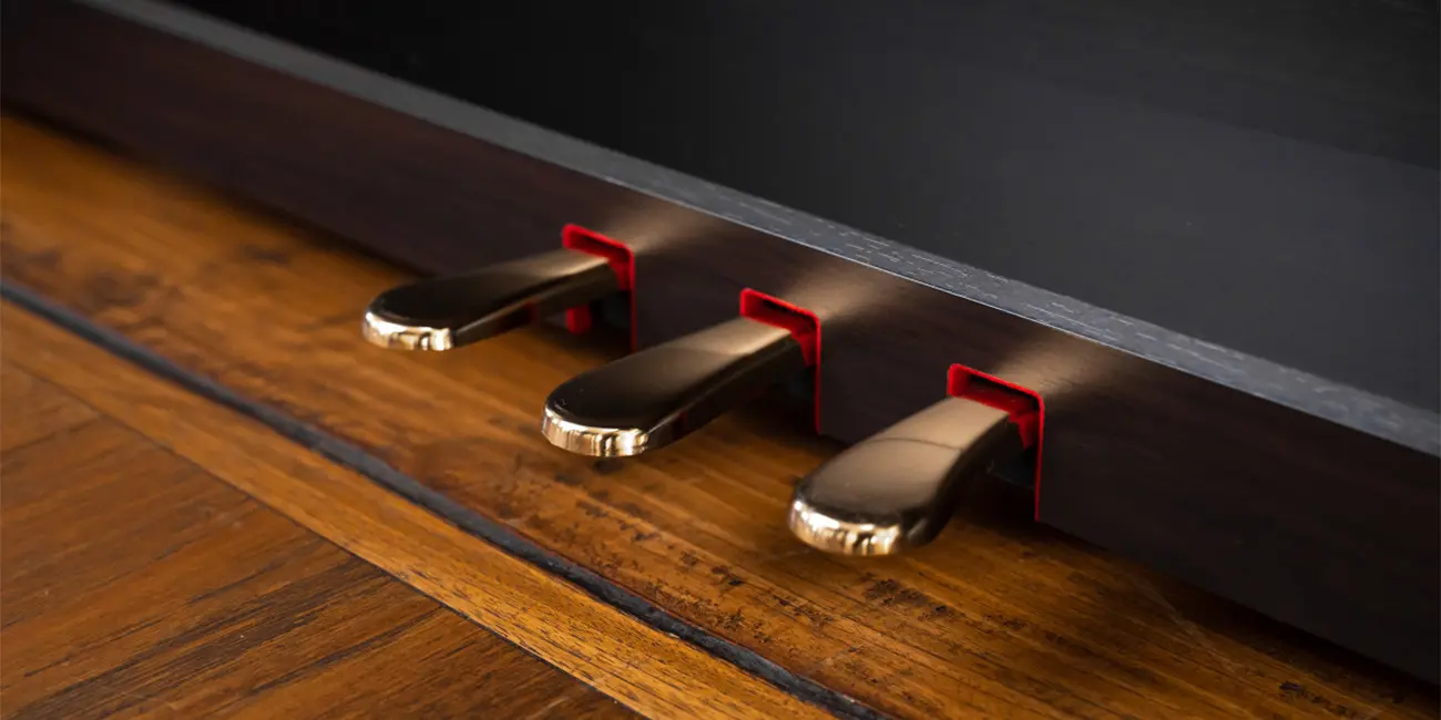 Kawai CA 701 pedal unit with three pedals
