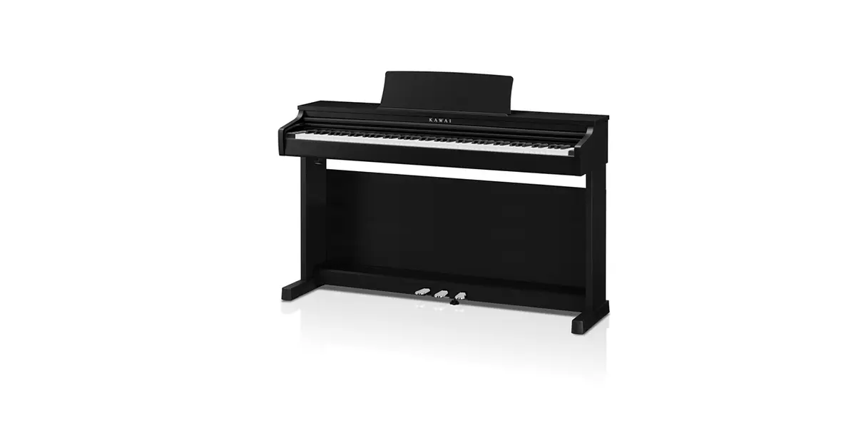 Kawai CX202 Digitalpiano in Schwarz, freigestellt