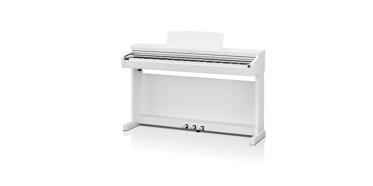 Kawai CX202 Digitalpiano in Weiß, freigestellt