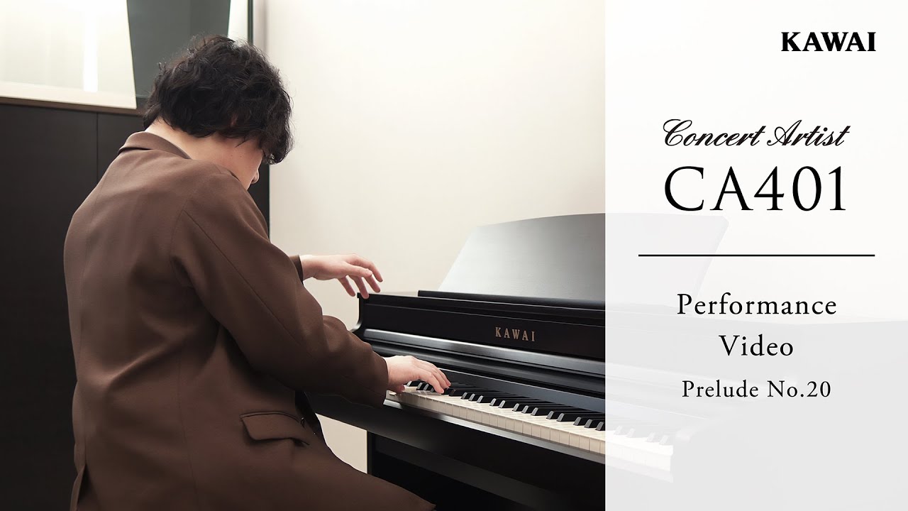 Kawai CA 401 - Performance-Video, Prélude Nr. 20 in c-Moll, op. 28 (Chopin)