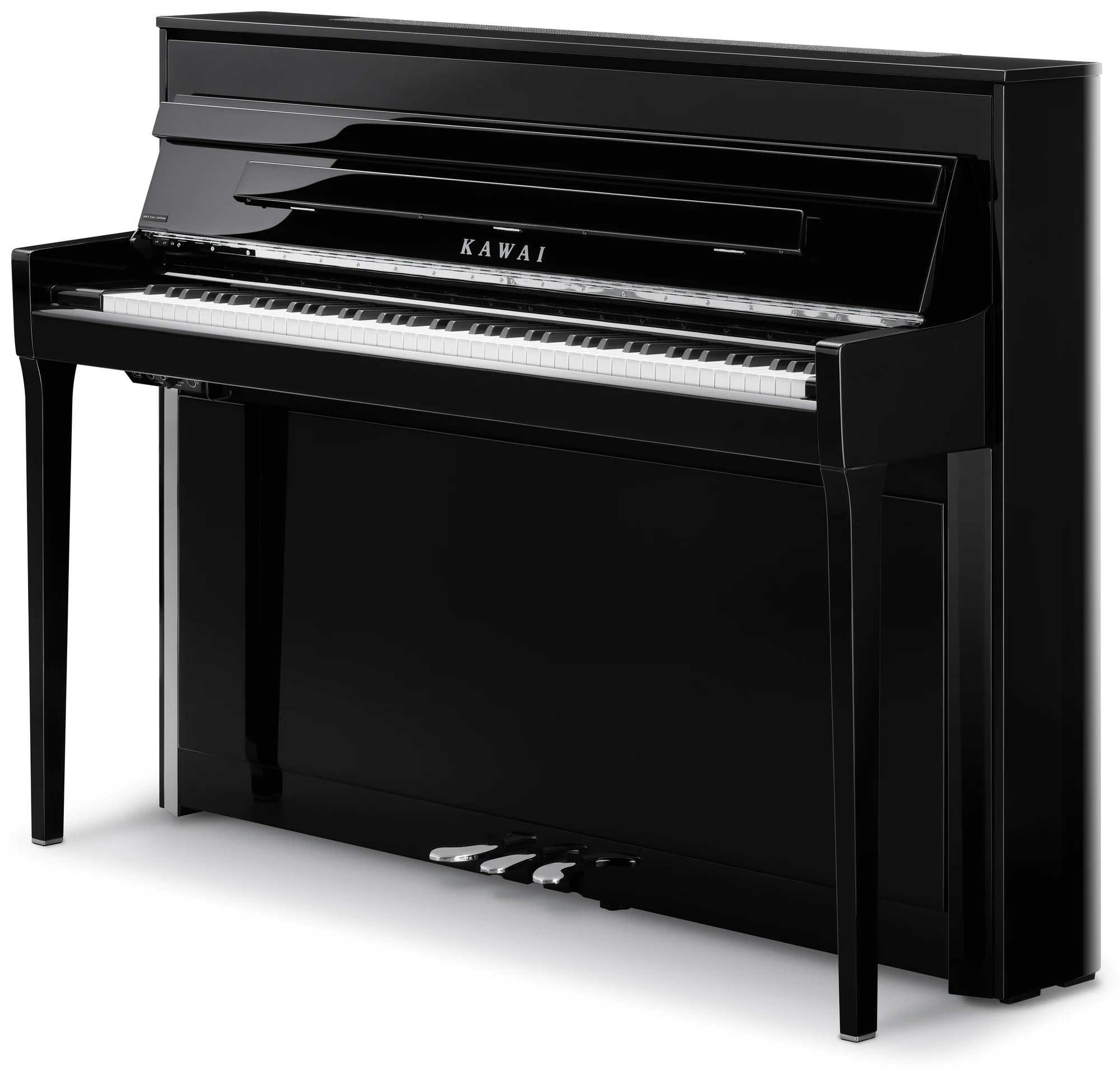 Kawai NOVUS NV6 Hybridpiano im Klavier-Stil, Schwarz poliert