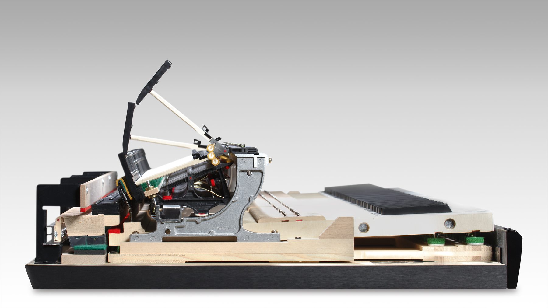 Die Millennium III Hybrid-Flügelmechanik des Kawai NOVUS NV12