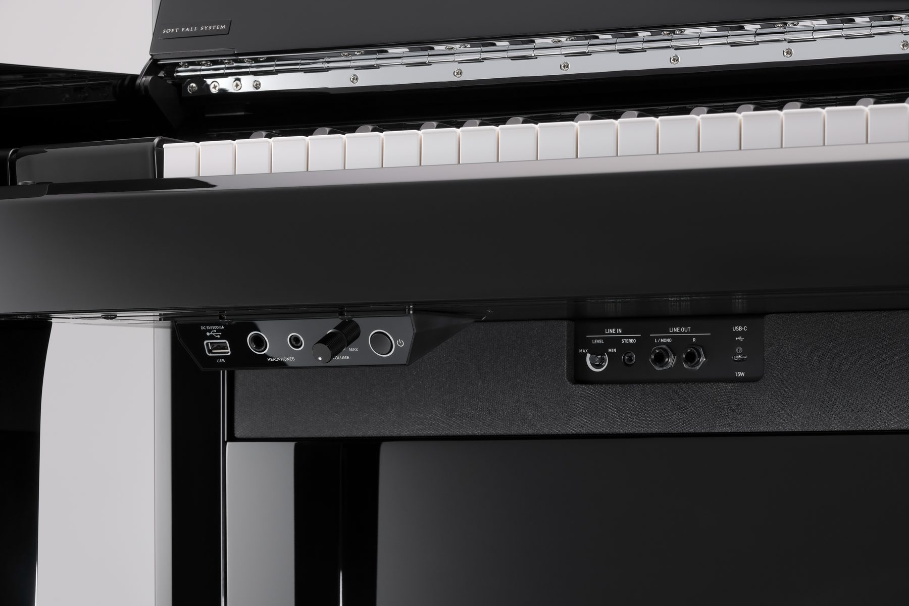 Das Anschlussfeld des Kawai NOVUS NV6