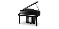 Piano hybride Kawai NV12 avec couvercle ouvert, vue de face