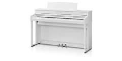 Kawai CA 501 piano numérique en blanc, isolé