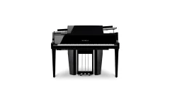 Piano hybride Kawai NV12 en noir, vue de face