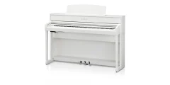 Kawai CA 701 piano numérique en blanc, isolé