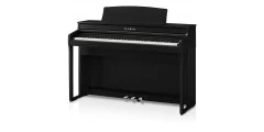Kawai CA 401 Digitalpiano in Schwarz, freigestellt
