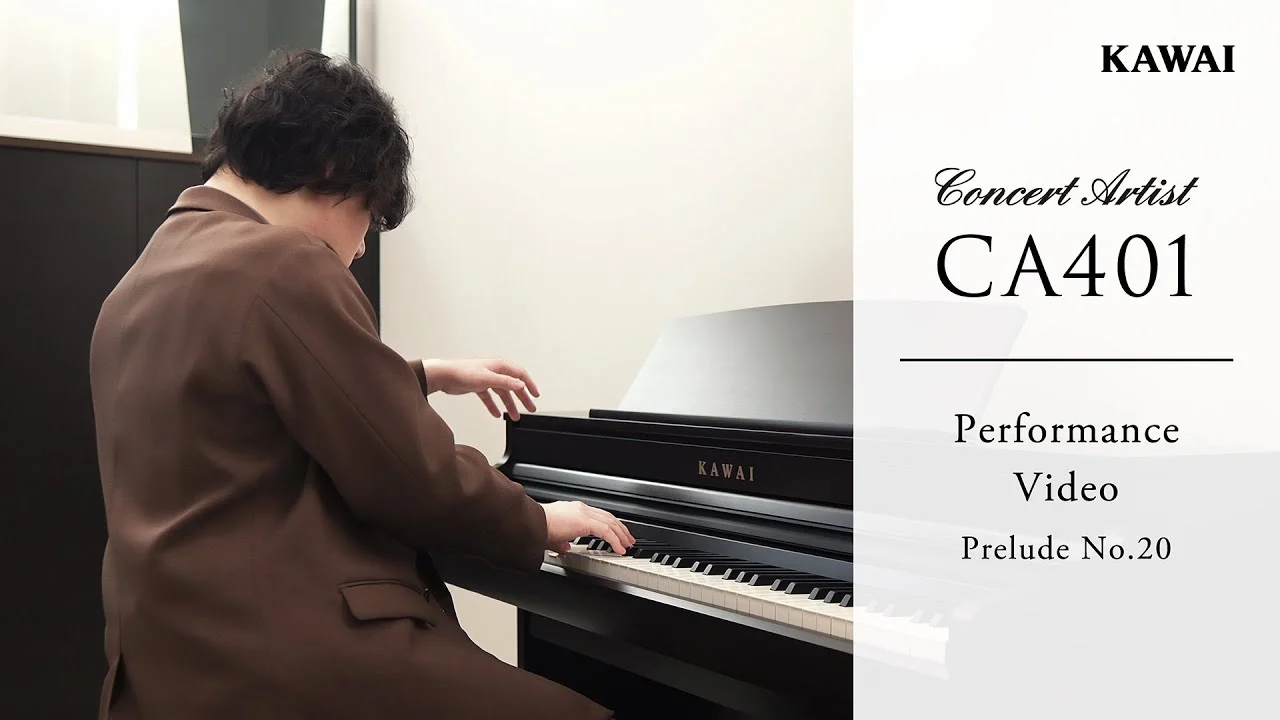 Kawai CA 401 - performance video, Prelude No. 20 in C minor, Op. 28 (Chopin)