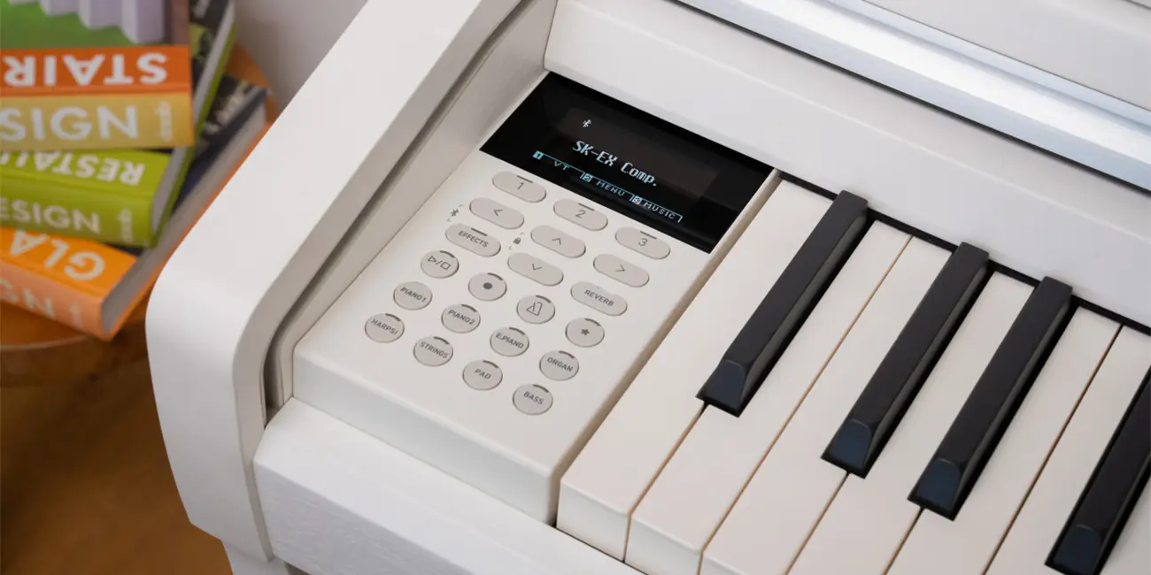 Kawai CA 501 Bedienfeld und Klaviatur im Detail