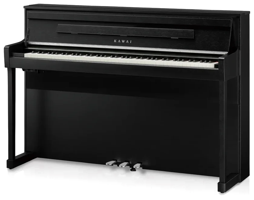 Kawai CA 901 Digitalpiano in Schwarz satiniert, Frontansicht